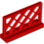 Набор LEGO Fence 1 x 4 x 2, Красный