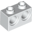 Набор LEGO Technic Brick 1 x 2 [2 Holes], Белый