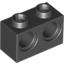 Набор LEGO Technic Brick 1 x 2 [2 Holes], Черный