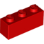 Набор LEGO Brick 1 x 3, Красный