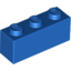 Набор LEGO Brick 1 x 3, Голубой