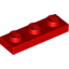 Набор LEGO Plate 1 x 3, Красный