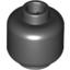 Набор LEGO Minifig Head Plain [Blocked Open Stud], Черный