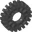 Набор LEGO Tire 17 x 43, Черный