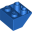 Набор LEGO Slope Inverted 45В° 2 x 2 [Ovoid Bottom Pin], Голубой