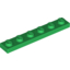 Набор LEGO Plate 1 x 6, Зеленый