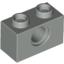 Набор LEGO Technic Brick 1 x 2 [1 Hole], Светло-серый