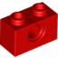 Набор LEGO Technic Brick 1 x 2 [1 Hole], Красный
