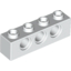 Набор LEGO Technic Brick 1 x 4 [3 Holes], Белый