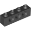 Набор LEGO Technic Brick 1 x 4 [3 Holes], Черный