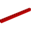 Набор LEGO Technic Brick 1 x 16 with Holes, Красный