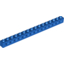 Набор LEGO Technic Brick 1 x 16 with Holes, Голубой