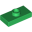 Набор LEGO Plate Special 1 x 2 with 1 Stud without Groove (Jumper), Зеленый
