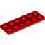 Набор LEGO Plate 2 x 6, Красный