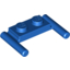 Набор LEGO Plate Special 1 x 2 with Handles [Flat Ends / Low Attachment], Голубой