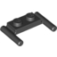 Набор LEGO Plate Special 1 x 2 with Handles [Flat Ends / Low Attachment], Черный