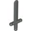 Набор LEGO Minifig Sword [Shortsword], Темно-серый