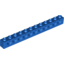 Набор LEGO Technic Brick 1 x 12 with Holes, Голубой