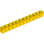 Набор LEGO Technic Brick 1 x 12 with Holes, Желтый