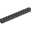 Набор LEGO Technic Brick 1 x 12 with Holes, Черный