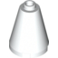 Набор LEGO Cone 2 x 2 x 2 [Completely Open Stud], Белый