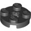Набор LEGO Plate Round 2 x 2 with Axle Hole Type 1 (+ Opening), Черный