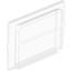Набор LEGO Glass for Train Window 1 x 4 x 3, Trans-Clear