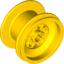 Набор LEGO Wheel 43.2 x 28 Balloon Small, Желтый