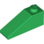 Набор LEGO Slope 33В° 3 x 1, Зеленый