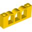 Набор LEGO Fence 1 x 6 x 2, Желтый