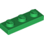 Набор LEGO Plate 1 x 3, Зеленый