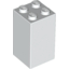 Набор LEGO Brick 2 x 2 x 3, Белый