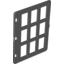 Набор LEGO Duplo Door 1 x 4 x 4 with Nine Panes, Черный
