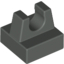 Набор LEGO Tile Special 1 x 1 with Clip and Straight Tips, Темно-серый