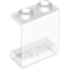 Набор LEGO Panel 1 x 2 x 2 [Hollow Studs], Trans-Clear