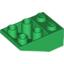 Набор LEGO Slope Inverted 33В° 3 x 2 [No Connections between Studs], Зеленый
