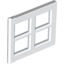 Набор LEGO Window 2 x 4 x 3 Pane, Белый