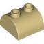 Набор LEGO Brick 2 x 2 Curved Top with Two Top Studs, Tan