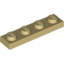 Набор LEGO Plate 1 x 4, Tan
