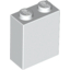 Набор LEGO Brick 1 x 2 x 2 with Inside Axle Holder, Белый
