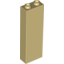 Набор LEGO Brick 1 x 2 x 5 with Blocked Open Studs, Tan