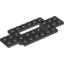 Набор LEGO Vehicle, Base 4 x 10 x 2/3 with 4 x 2 Recessed Center with Smooth Underside, Черный