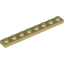 Набор LEGO Plate 1 x 8, Tan