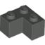 Набор LEGO Brick 2 x 2 Corner, Темно-серый