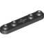 Набор LEGO Technic Plate 1 x 5 with Smooth Ends, 4 Studs and Centre Axle Hole, Черный