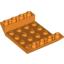 Набор LEGO Slope Inverted 45В° 6 x 4 Double with 4 x 4 Cutout, Оранжевый