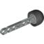 Набор LEGO Technic Competition Arrow, Beam Shaft with Solid Black Rubber End, Светло-серый