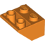 Набор LEGO Slope Inverted 45В° 2 x 2 [Ovoid Bottom Pin], Оранжевый