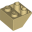 Набор LEGO Slope Inverted 45В° 2 x 2 [Ovoid Bottom Pin], Tan