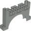 Набор LEGO Brick Arch 2 x 12 x 6 with Grooves, Светло-серый